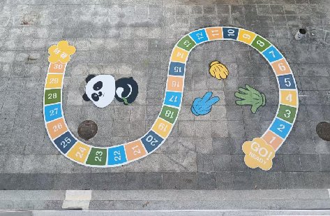 荆门地面游戏彩绘