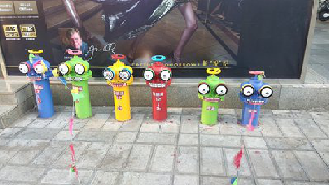 荆门商业区彩绘