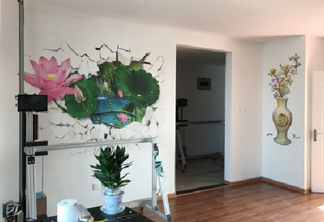 荆门墙体彩绘相比墙纸的优势。