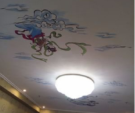 荆门如何快速绘制天花板上的手绘墙?